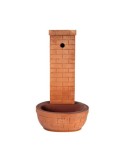 Floor-Standing Fountain with Round Terracotta Base